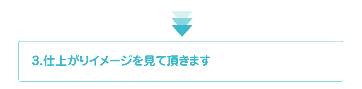 仕上がりイメージを見て頂きます